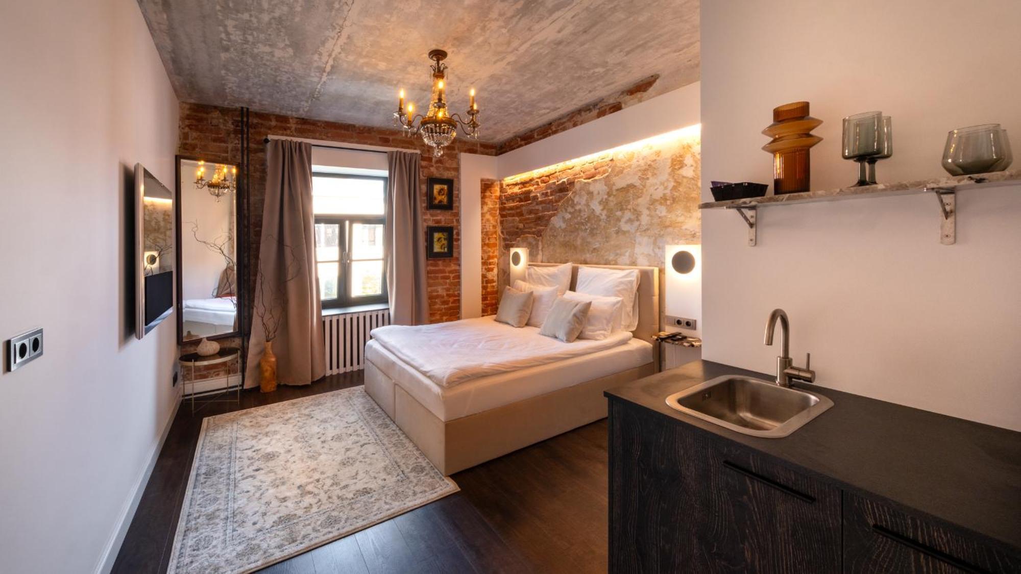 كلابيدا Turgaus Self Check-In Old Town Aparthotel المظهر الخارجي الصورة